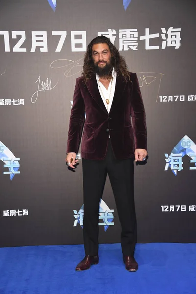 China Beijing Aquaman ámbar oído Jason Momoa — Foto de Stock