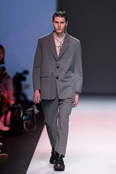 Kína-Shanghai Fashion Week őszi-téli 2019 — Stock Fotó