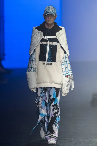 중국 상하이 패션 위 크가 을/겨울 2019 — 스톡 사진