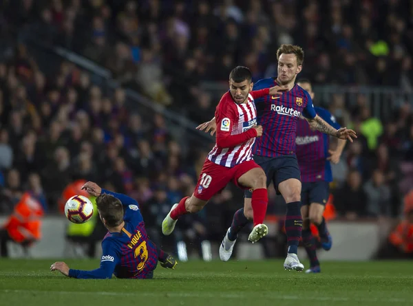 ESPAÑA LA LIGA FC BARCELONA VS CLUB ATLETICO DE MADRID — Foto de Stock