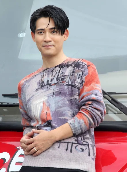 Taiwanese Actor Vic Chou Attends Promotional Event Taipei Taiwan September — Stock Photo, Image