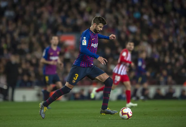 SPAGNA LA LIGA FC BARCELONA VS CLUB ATLETICO DE MADRID — Foto Stock