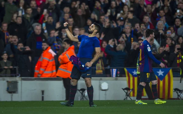 Spanien la liga fc barcelona vs club atletico de madrid — Stockfoto