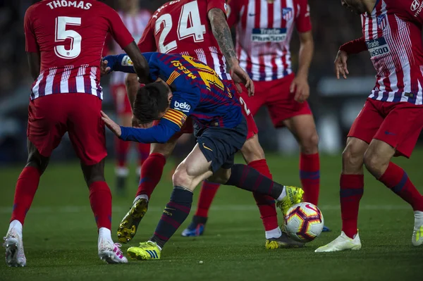 SPAIN LA LIGA FC BARCELONA VS CLUB ATLETICO DE MADRID — Stock Photo, Image