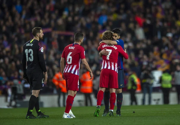 Ισπανία La Liga Fc Barcelona Vs Club Atletico De Madrid — Φωτογραφία Αρχείου