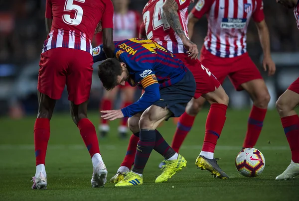 İspanya La Liga Fc Barcelona Kulüp Atletico De Madrid 'e Karşı — Stok fotoğraf