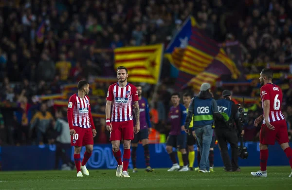 Ισπανία La Liga Fc Barcelona Vs Club Atletico De Madrid — Φωτογραφία Αρχείου