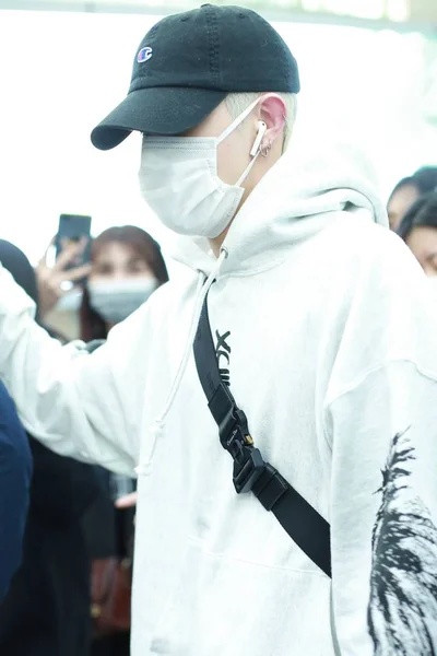 CINA PECHINO AEROPORTO GOT7 MARK TUAN — Foto Stock