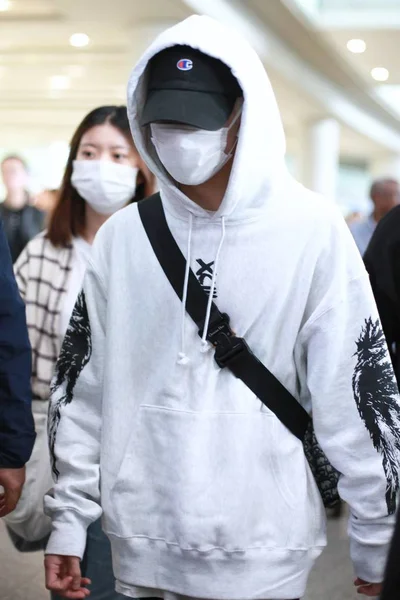 CHINA BEIJING AEROPUERTO GOT7 MARK TUAN —  Fotos de Stock