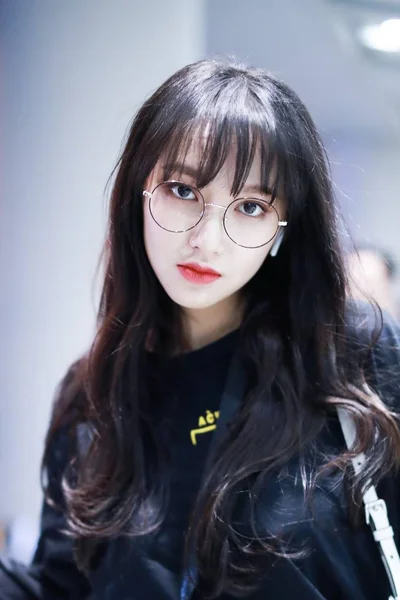 China beijing flughafen wjsn cheng xiao — Stockfoto