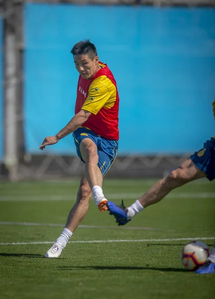 Spanien Barcelona RCD Espanyol Wu Lei — Stockfoto