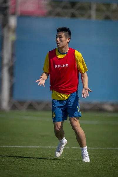 SPAIN BARCELONA RCD ESPANYOL WU LEI — Stok Foto