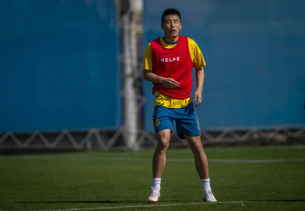 SPAIN BARCELONA RCD ESPANYOL WU LEI — Stok Foto