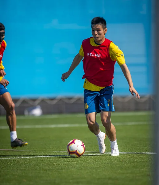 Spanien Barcelona RCD Espanyol Wu Lei — Stockfoto