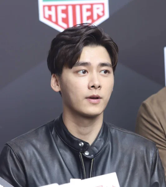 Ator Cantor Chinês Yifeng Participa Evento Promocional Para Tag Heuer — Fotografia de Stock