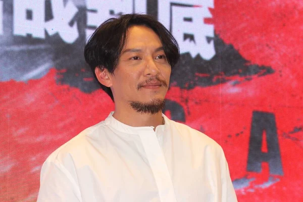 Taiwanese Acteur Chang Chen Woont Een Roadshow Voor Nieuwe Film — Stockfoto