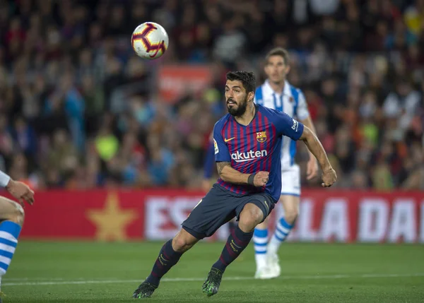 ESPANHA LA LIGA FC BARCELONA VS REAL SOCIEDAD — Fotografia de Stock