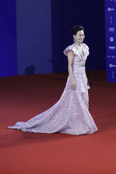 Actrice Hongkongaise Kara Wai Arrive Sur Tapis Rouge Pour Cérémonie — Photo