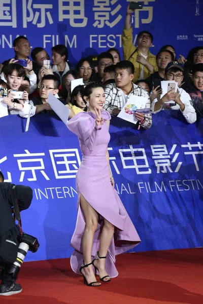 Penyanyi Dan Aktris Taiwan Amber Kuo Tsai Chieh Berpose Saat — Stok Foto