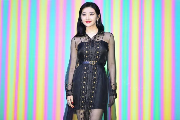 Actriz China Jing Tian Llega Para Fiesta Apertura Tienda Pop — Foto de Stock