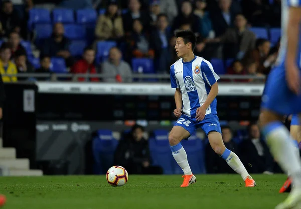 Hiszpania Barcelona La Liga RCD Espanyol vs RC Celta de Vigo — Zdjęcie stockowe