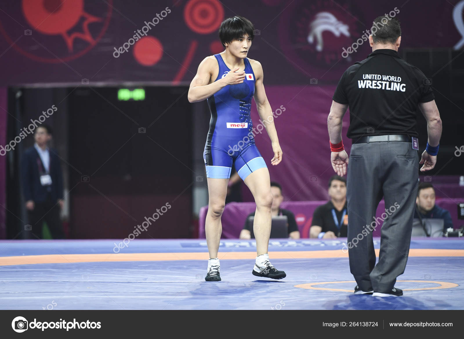 CHINA XI'AN ASIAN WRESTLING CHAMPIONSHIPS Stock Editorial Photo