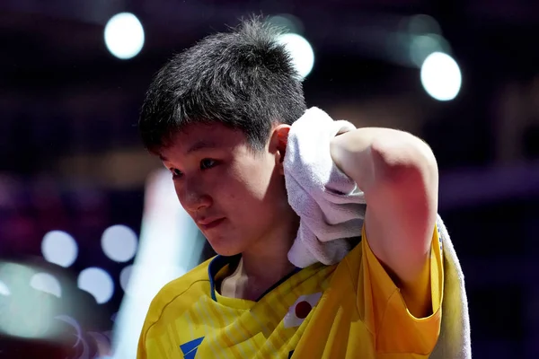 Tomokazu Harimoto Japan Reacts Competes Jaehyun South Korea Fourth Match — Stock Photo, Image