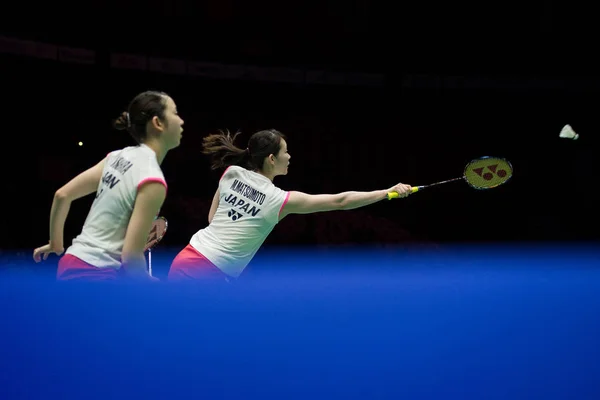 China Wuhan 2019 badminton Azië kampioenschappen — Stockfoto