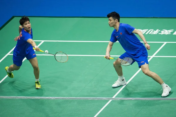 Mistrzostwa Chin w Wuhan 2019 Badminton Azja — Zdjęcie stockowe