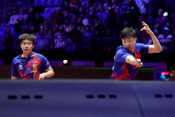 ฮังการี LIEBHERR 2019 ITTF WORLD TABLE TENNIS CHAMPIONSHIPS — ภาพถ่ายสต็อก