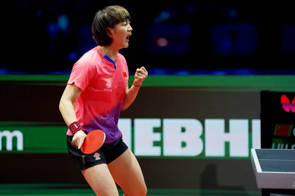 Ουγγαρία Λίμχερ 2019 ITTF παγκόσμιο πρωτάθλημα Πινγκ πονγκ — Φωτογραφία Αρχείου