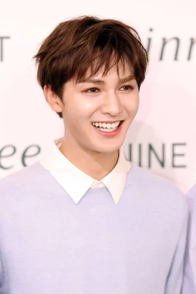 Çinli Erkek Grubu Nine Percent Çinli Şarkıcısı Zhu Zhengting Nisan — Stok fotoğraf