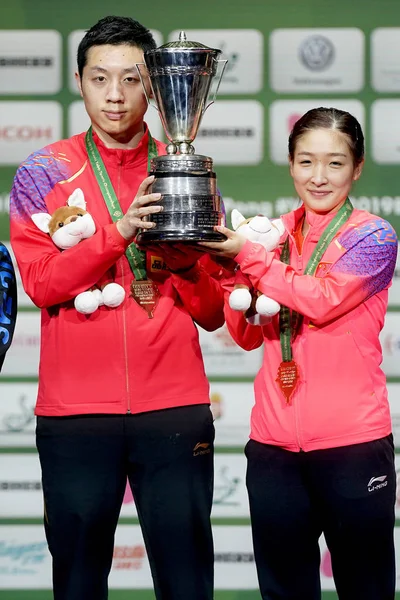 LIEBHERR DE HUNGRÍA 2019 CAMPEONATOS MUNDIALES DE TENIS DE MESA ITTF —  Fotos de Stock