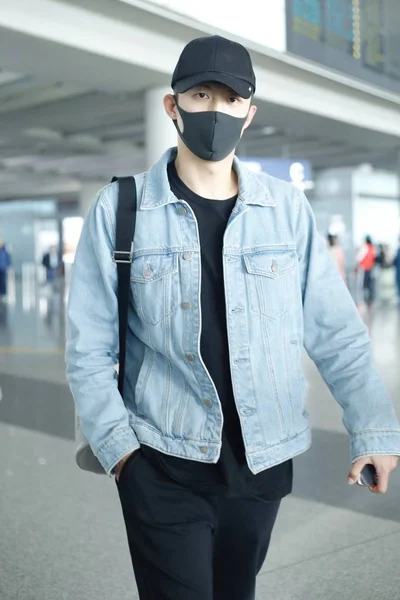 China Beijing luchthaven Huang Jingyu — Stockfoto