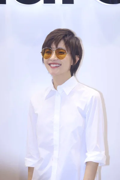 Die Chinesische Schauspielerin Jiao Junyan Nimmt April 2019 Einem Brand — Stockfoto
