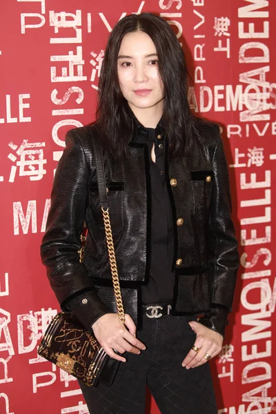 Actriz China Song Jia Asiste Evento Mademoiselle Prive Chanel Shanghai — Foto de Stock