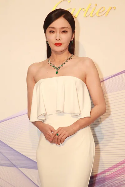 Actriz China Qin Lan Asiste Evento Promocional Para Cartier Hong —  Fotos de Stock