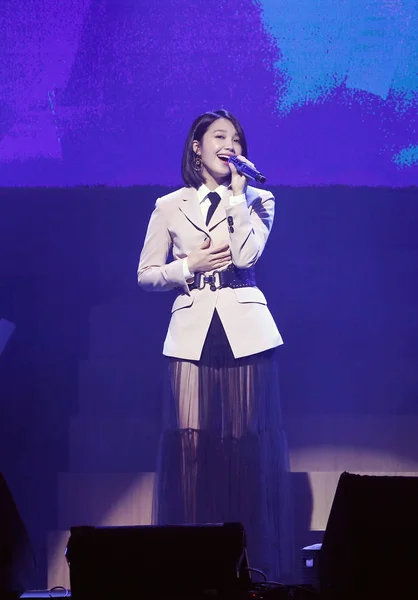 Νότιος Κορεάτη Τραγουδίστρια Τζουνγκ Εουν Τζι Της Ομάδας Κοριτσιών Apink — Φωτογραφία Αρχείου
