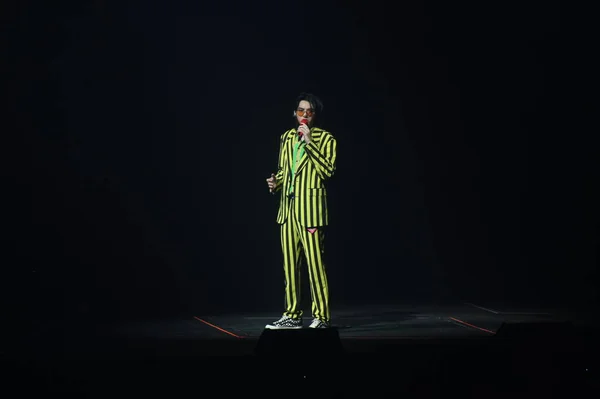 Chinese Singer Actor Kris Yifan Performs 2019 Concert Tour Tian — Stock Fotó