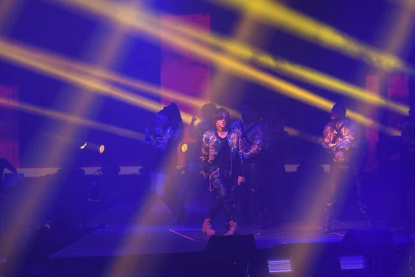 Cantante Attore Cinese Kris Yifan Esibisce Durante Concert Tour 2019 — Foto Stock