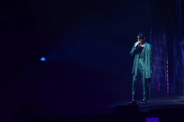Der Chinesische Sänger Und Schauspieler Kris Oder Yifan Tritt 2019 — Stockfoto