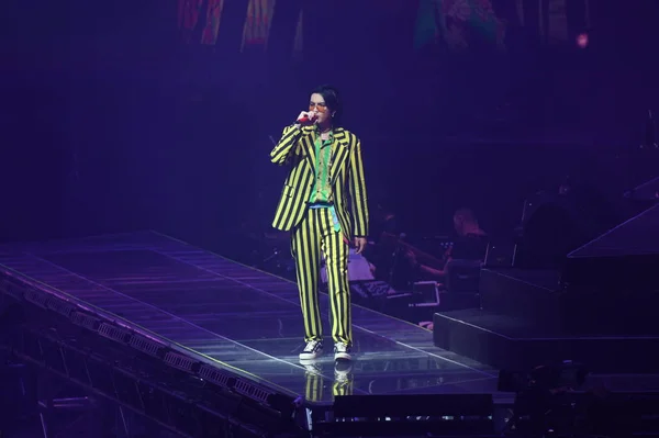 Chinese Singer Actor Kris Yifan Performs 2019 Concert Tour Tian — Stock Photo, Image