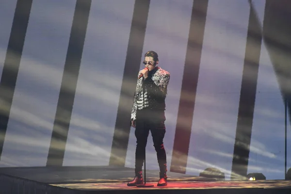 Chinese Singer Actor Kris Yifan Performs 2019 Concert Tour Tian — 스톡 사진