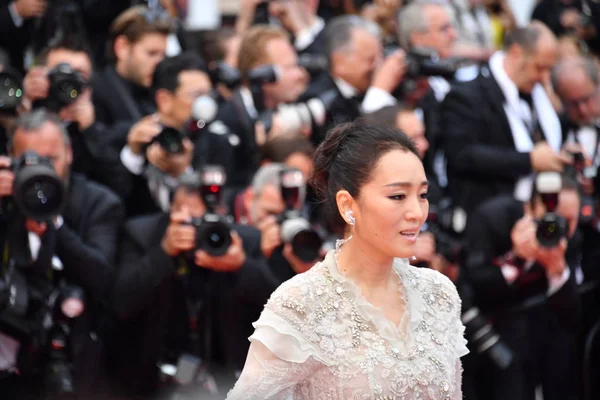 Francja festiwal filmowy w Cannes Gong li — Zdjęcie stockowe