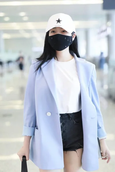 Kina Peking flygplats Michelle Chen — Stockfoto