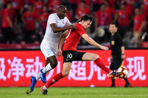 Fc의 노르웨이 셀네스 오른쪽 2019 중국축구협회 슈퍼리그 Csl 이팡의 짐바브웨 — 스톡 사진