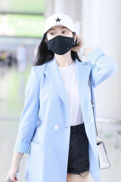 CHINA BEIJING AIRPORT MICHELLE CHEN — Stock Photo, Image