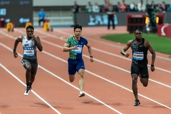 中国上海Iaafダイヤモンドリーグ — ストック写真