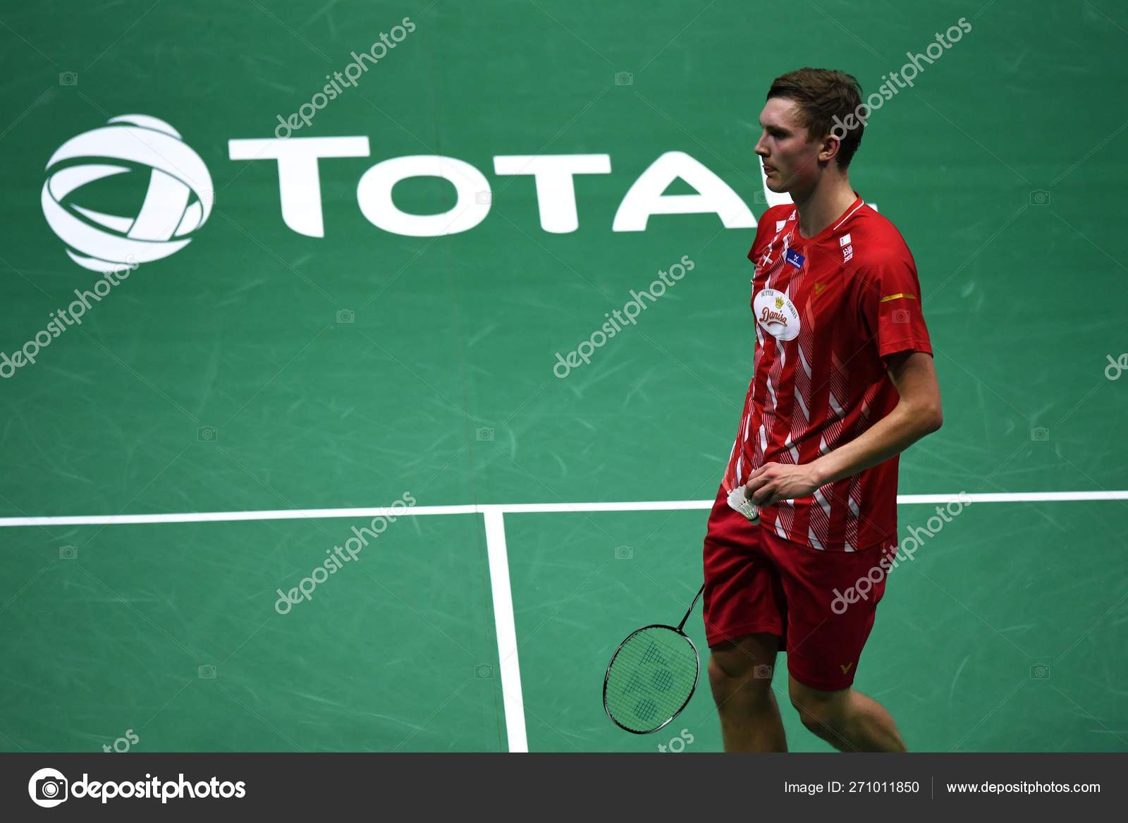 Viktor Axelsen Denmark Celebrates Scoring Toby Penty England Group Match Stock Editorial Photo C Chinaimages 271011850