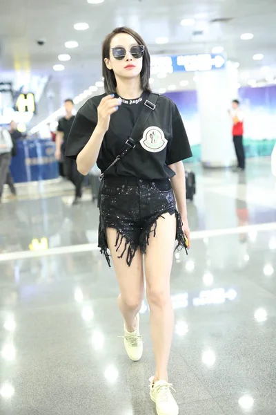 China Beijing Airport Victoria Song Qian — Stockfoto